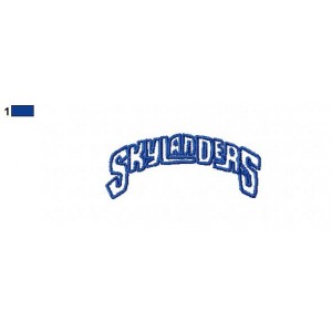 Skylander Logo Embroidery Design 04